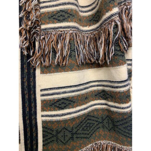 Saints & Hearts Long Knit Boho Western Cardigan Size M/L Open Front - Picture 5 of 9